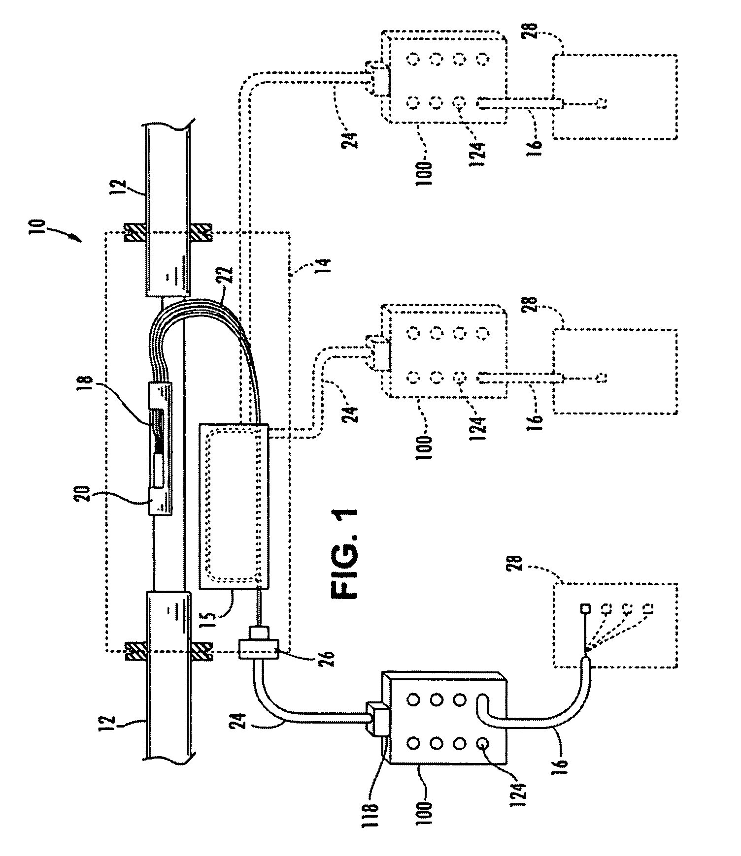 Multi-port optical connection terminal