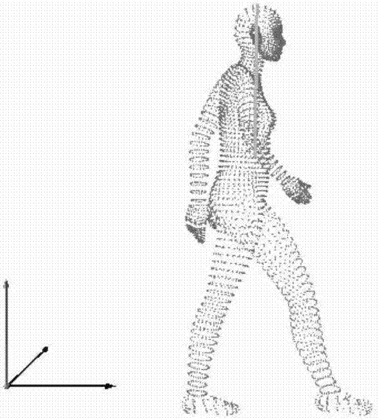 Skeleton extraction method of human body point cloud model