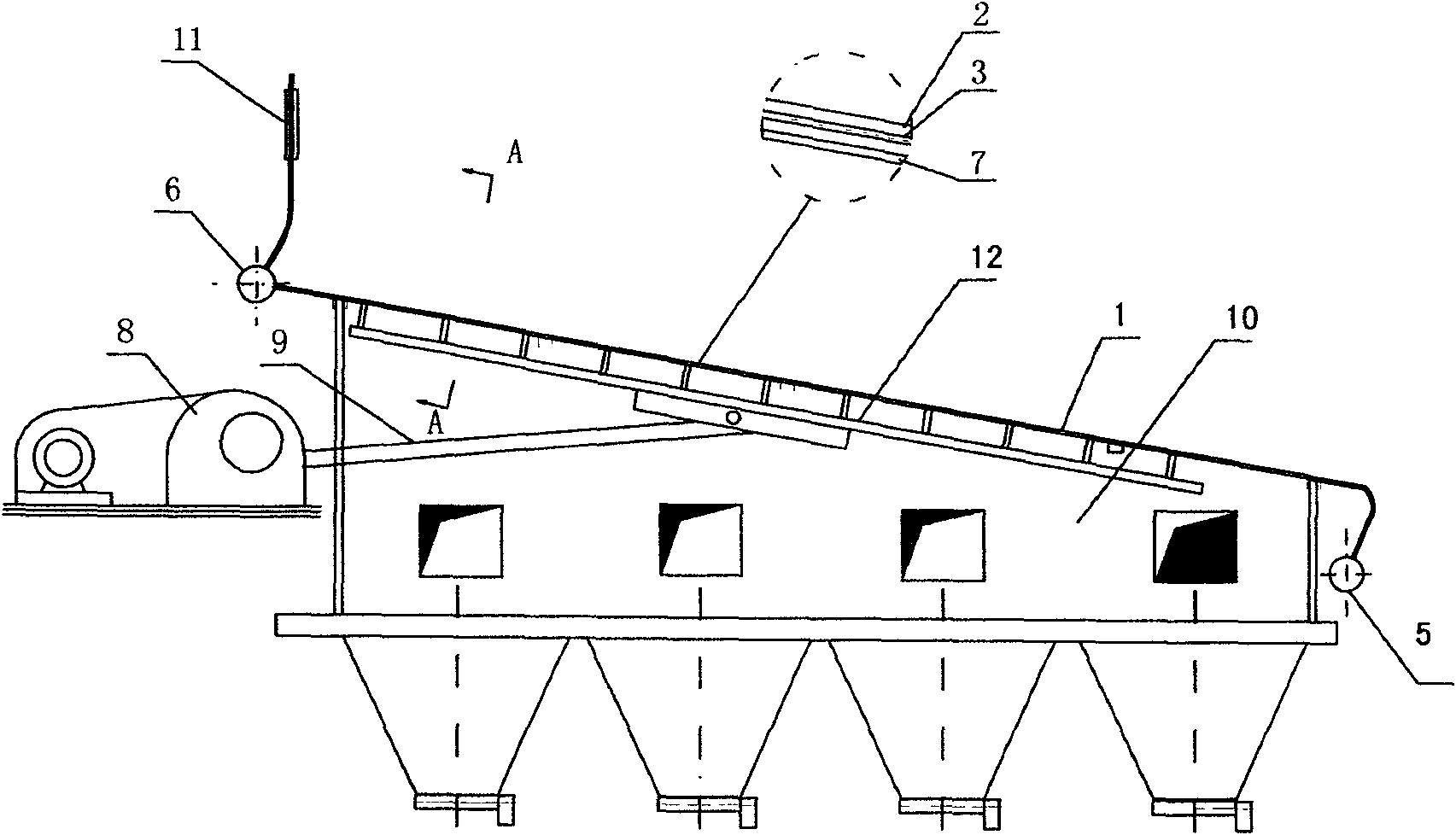 Bidirectional non-uniform matching air distributing water-cooled vibration grate of biomass direct-combustion boiler