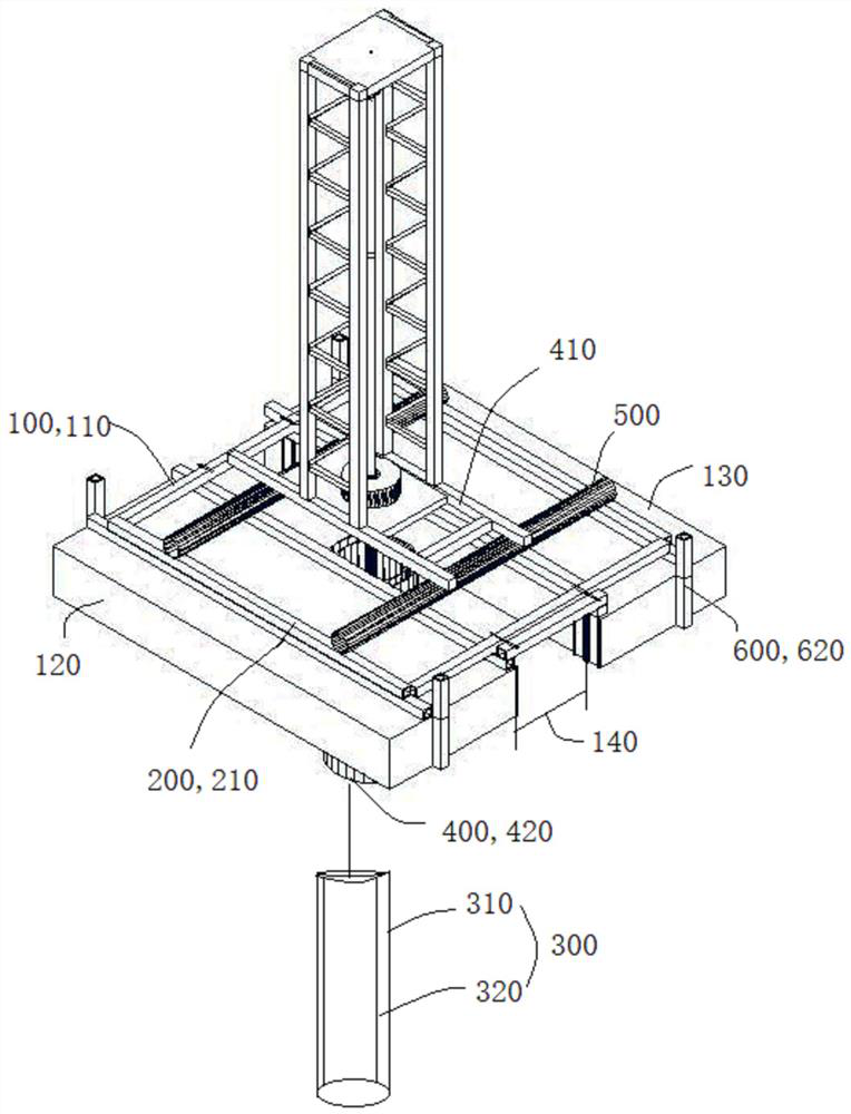 Self-anchored overwater operation platform and operation method