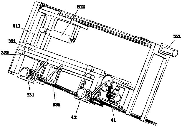 An automatic cutting device for continuous cutting of pvc board