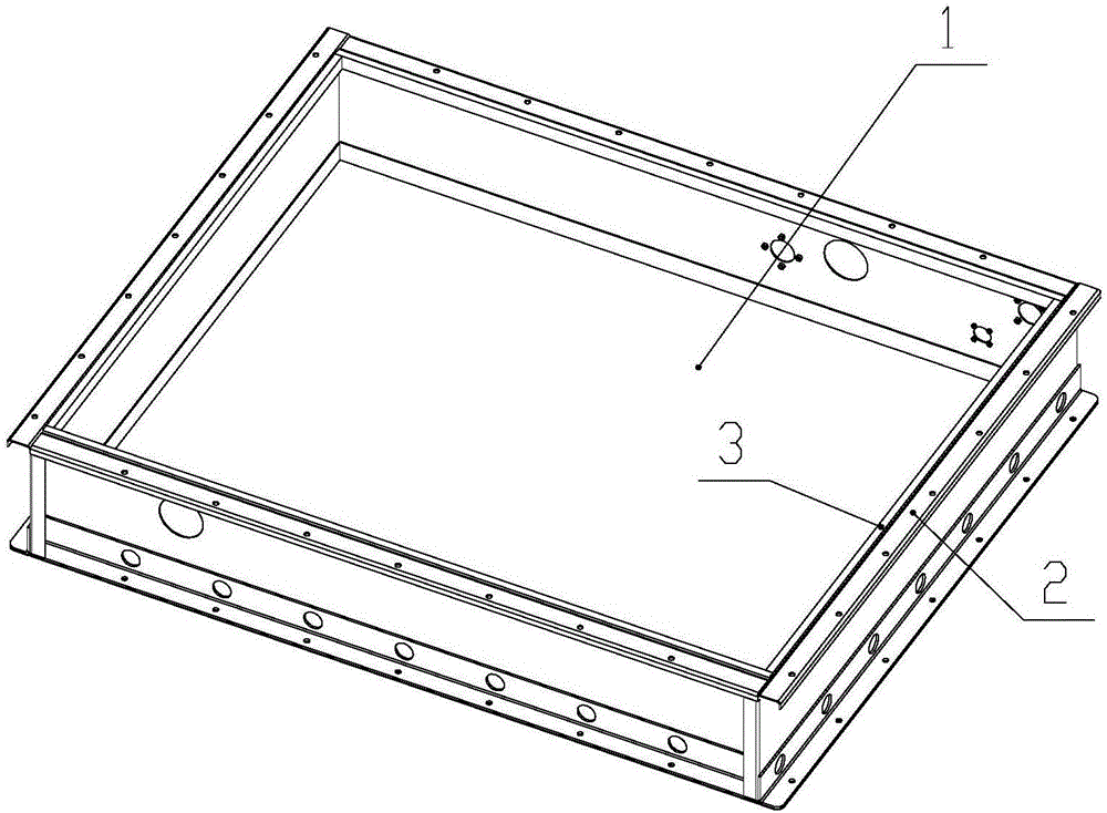 Novel power battery pack box body