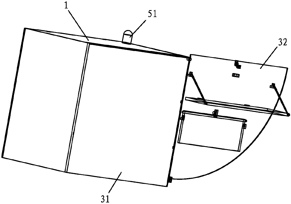 A multifunctional express cargo box