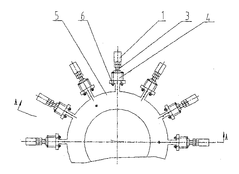 Large-scale thin wall gear ring quenching deformation control method