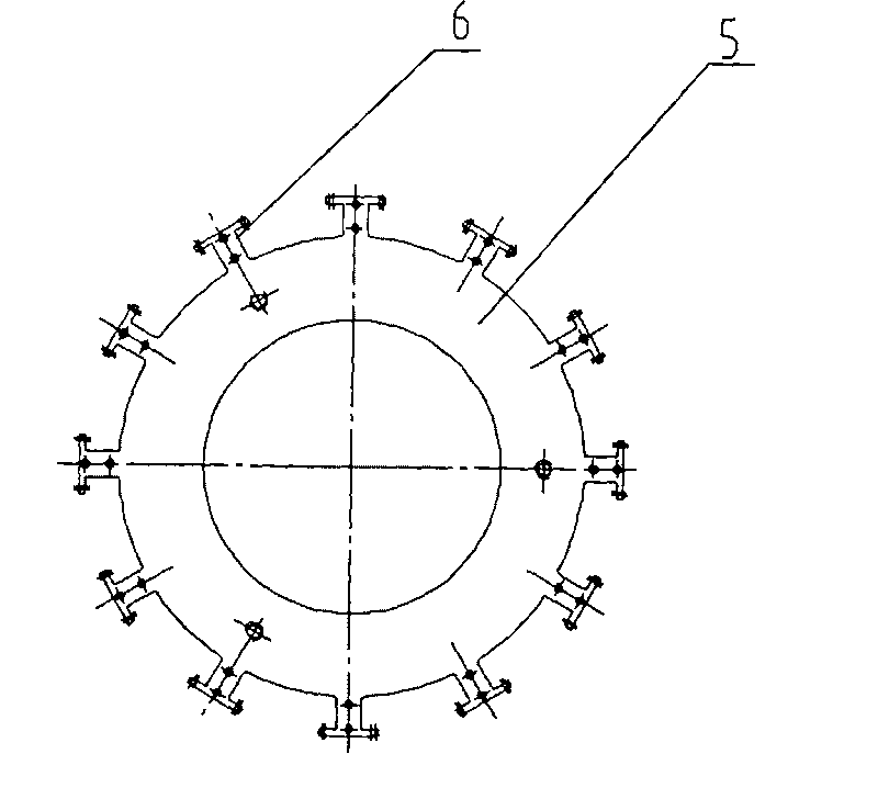 Large-scale thin wall gear ring quenching deformation control method