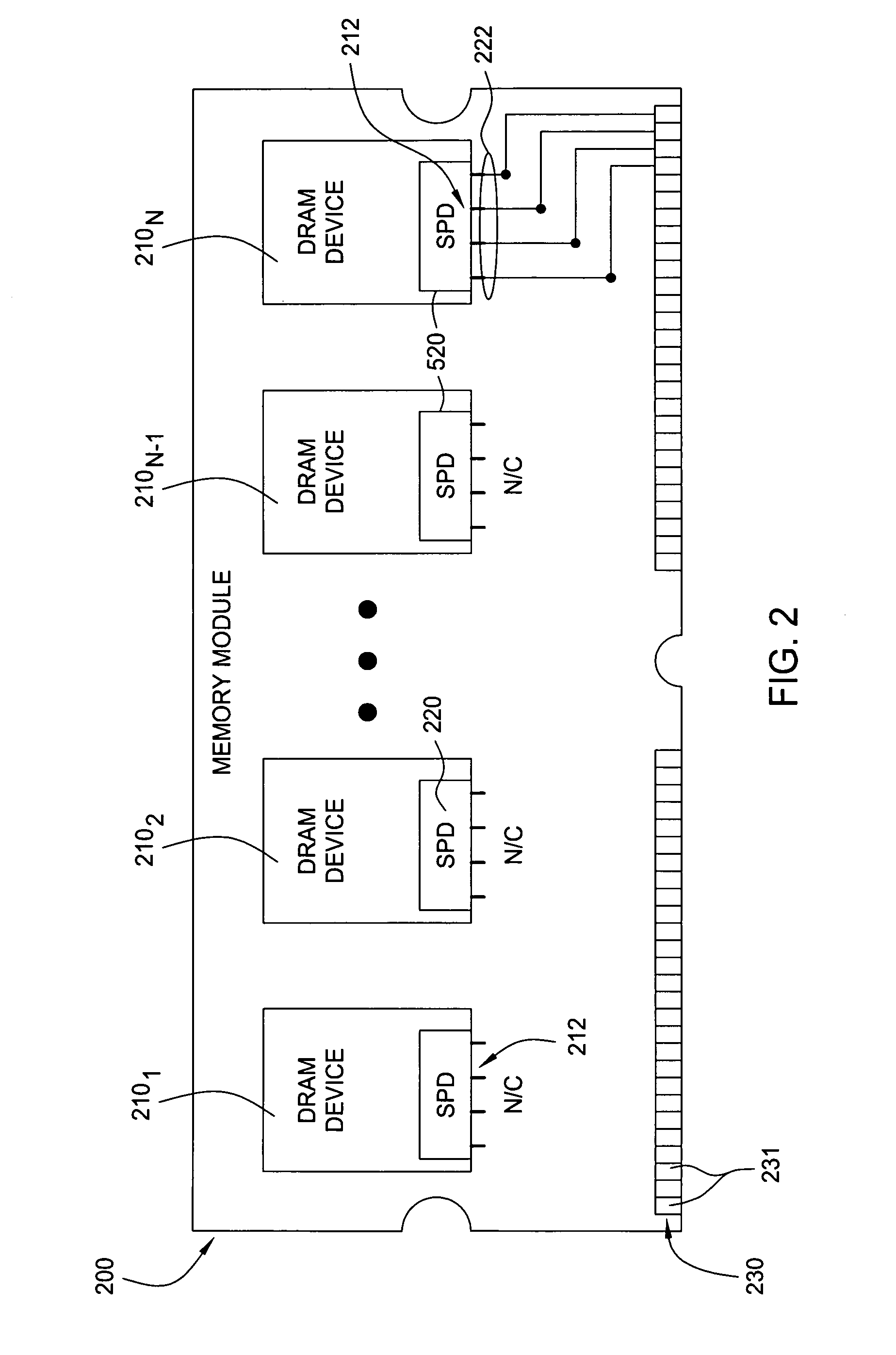 Serial presence detect functionality on memory component