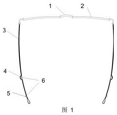 A kind of anti-shedding glasses that automatically shrinks in contact with water and manufacturing method thereof