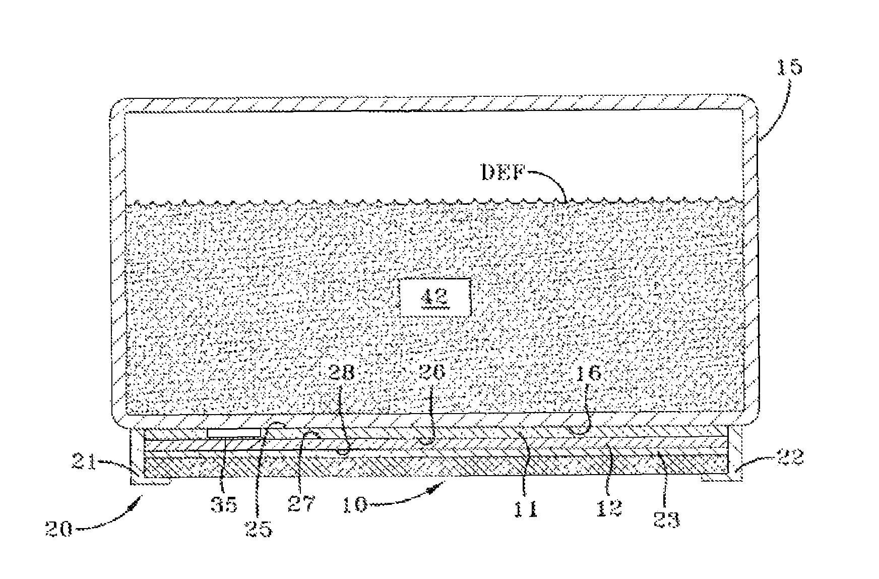 Multi-mode heater for a diesel emission fluid tank