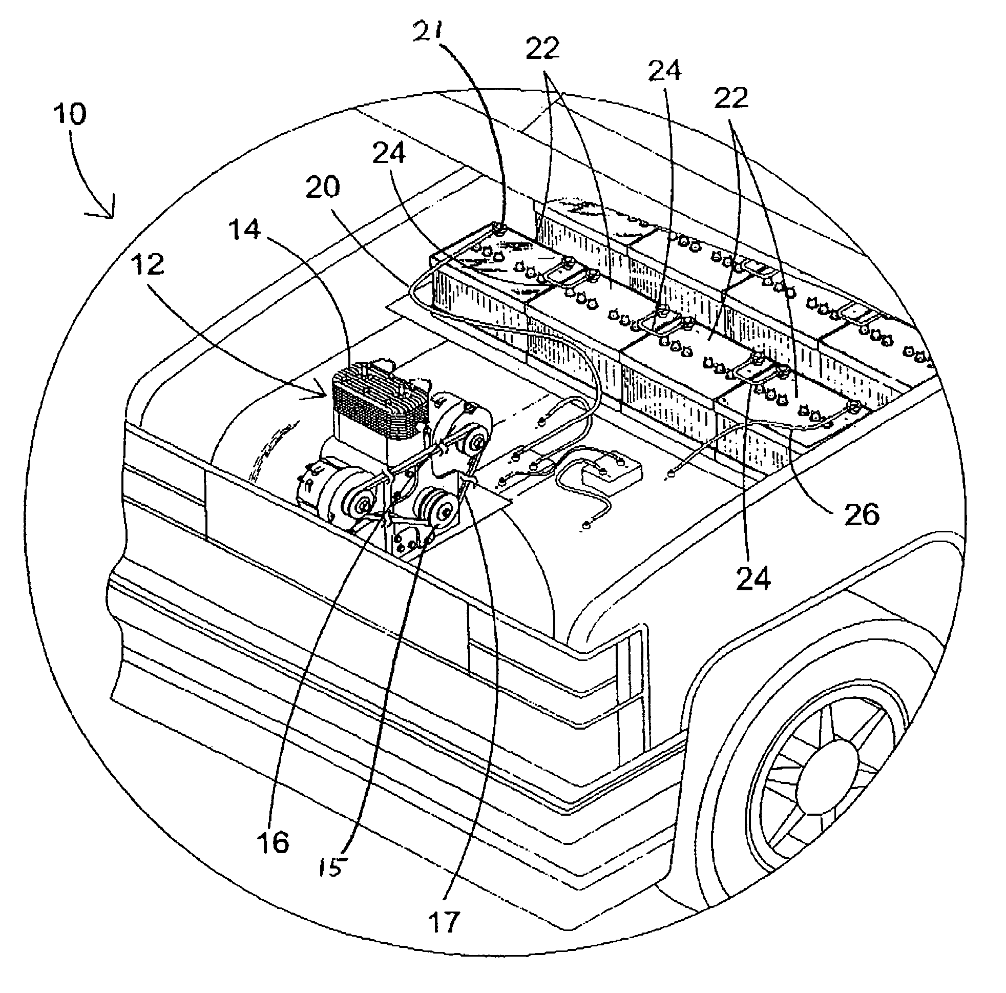 Cart charge system