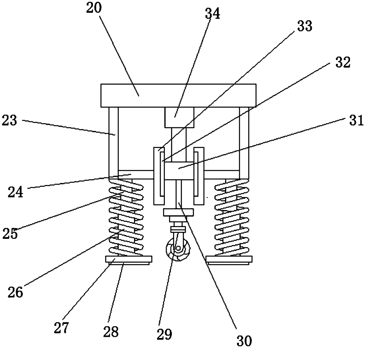 Chemical raw material leakage preventing transportation device facilitating environment protection