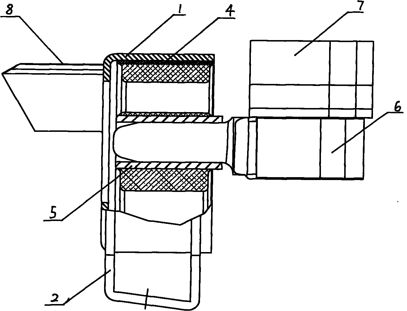 Automobile power assembly suspending cushion with vibration absorbing function