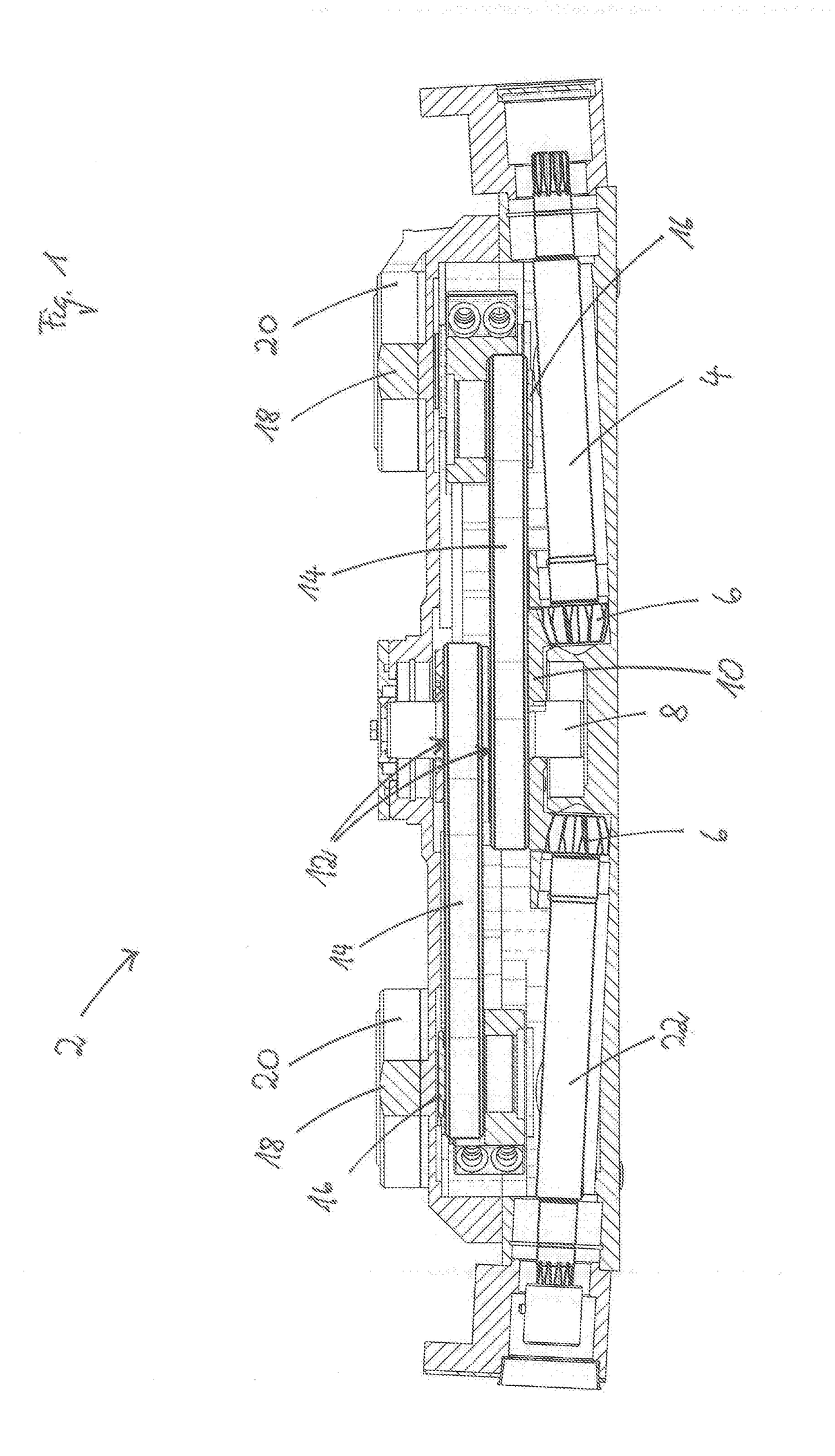 Cutter Bar Drive for a Multi-Section Header for Attachment to Harvesters