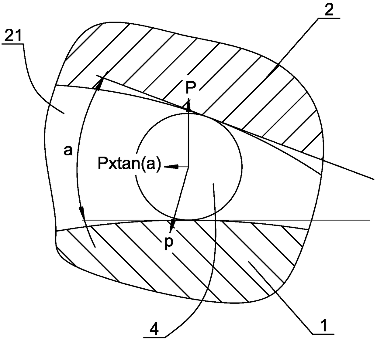 Anti-vibration locking bolt pair