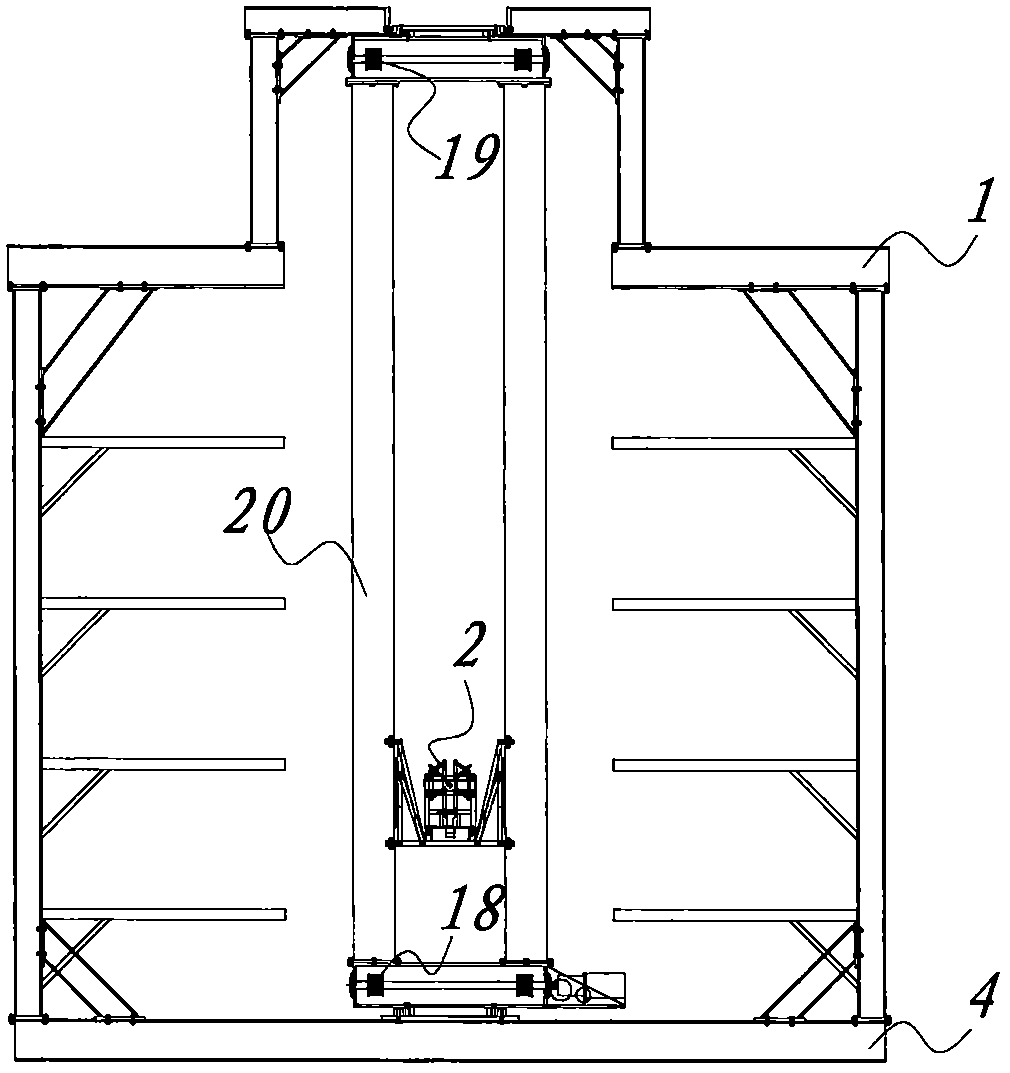 A three-dimensional bicycle garage