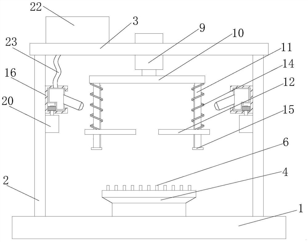 Method for preparing and forming radial diffuser of large gas turbine