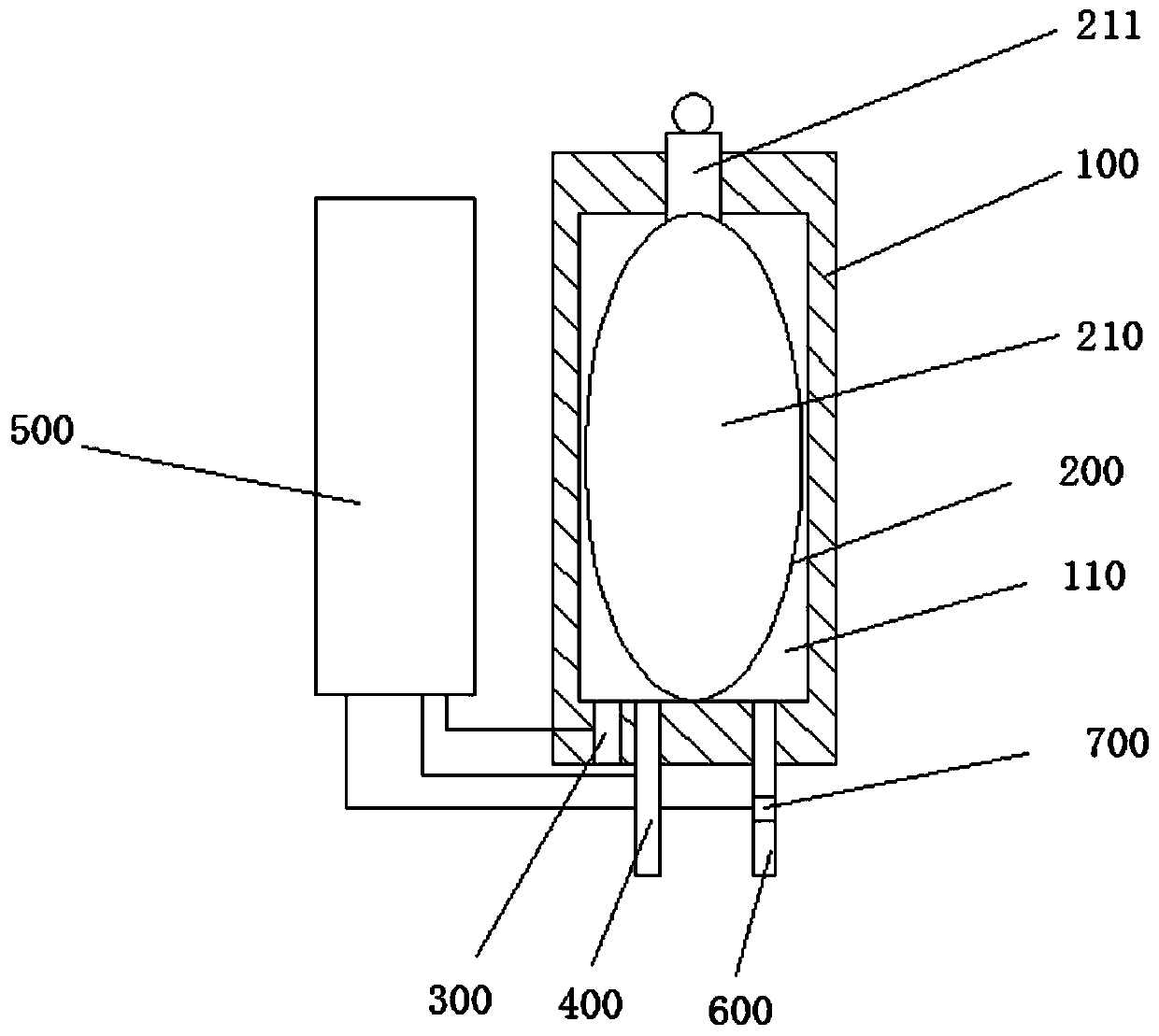 Pore pressure measuring device and system