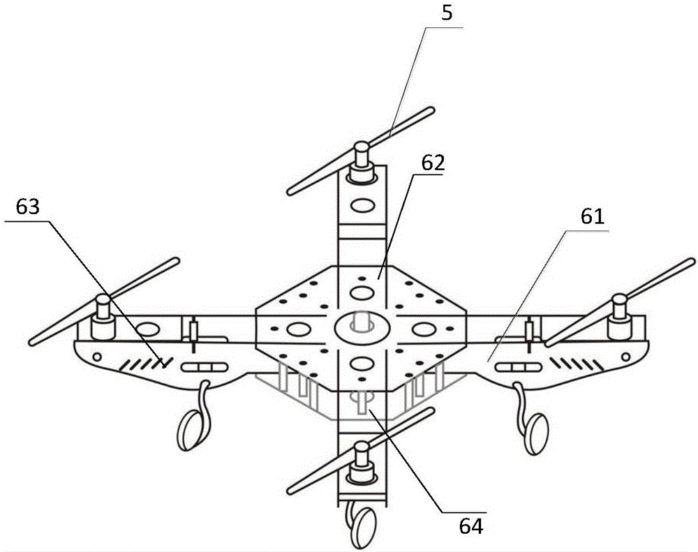 Wind disturbance preventing unmanned aerial vehicle