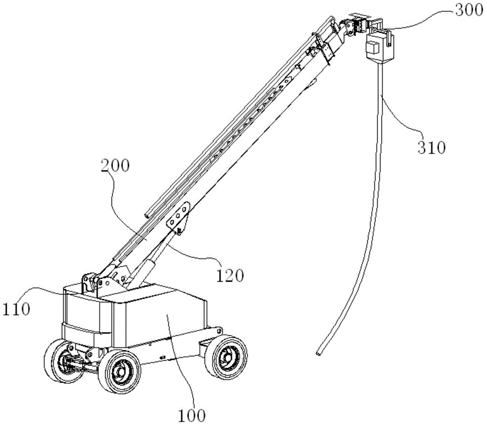 Automatic sand blasting system for ship outer wall