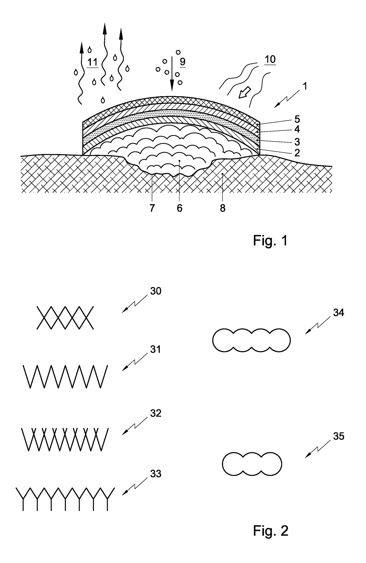 Disinfecting wound dressing and process for preparing such