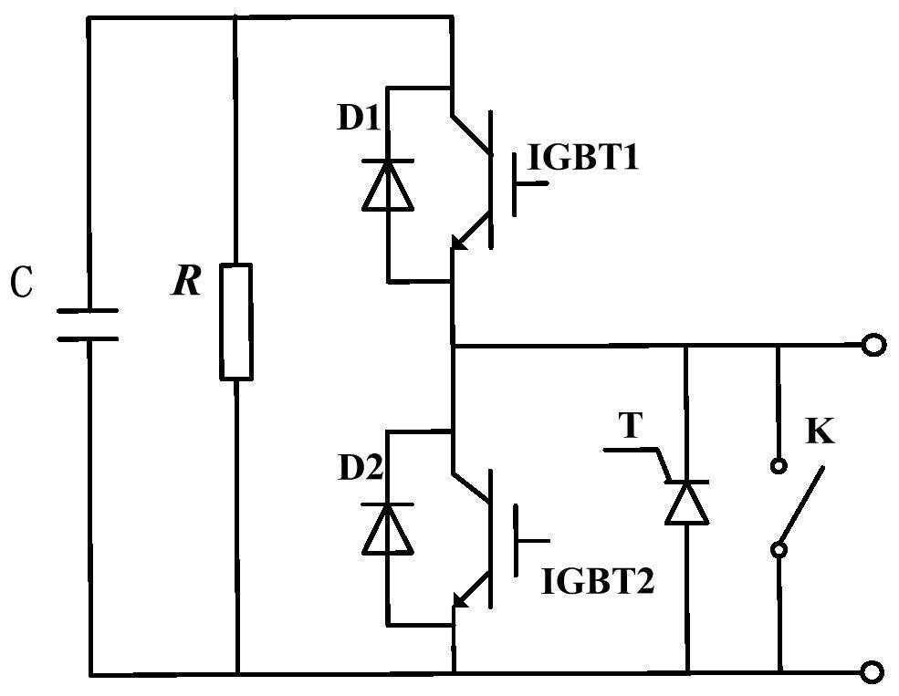 A steady-state test device and method for a modular multilevel converter valve