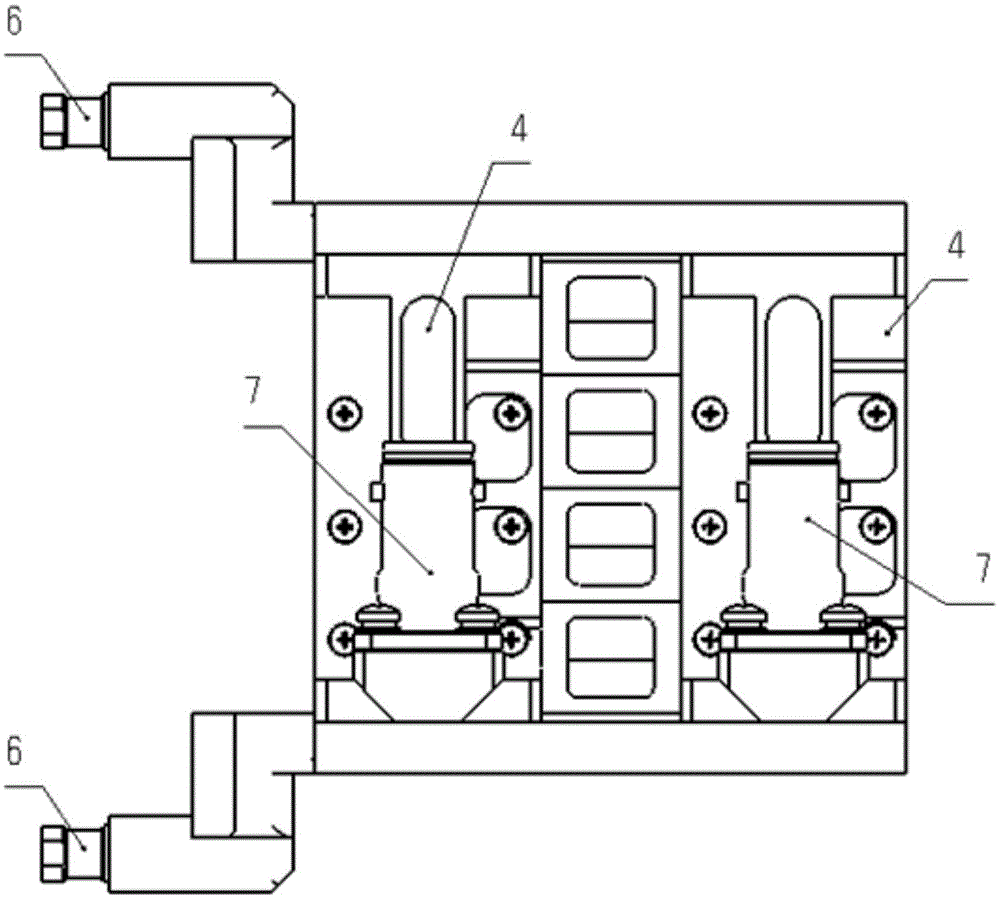 Liquid cooling rack of miniature array device