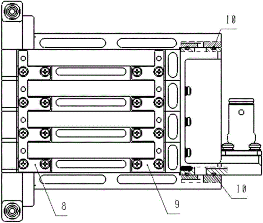 Liquid cooling rack of miniature array device