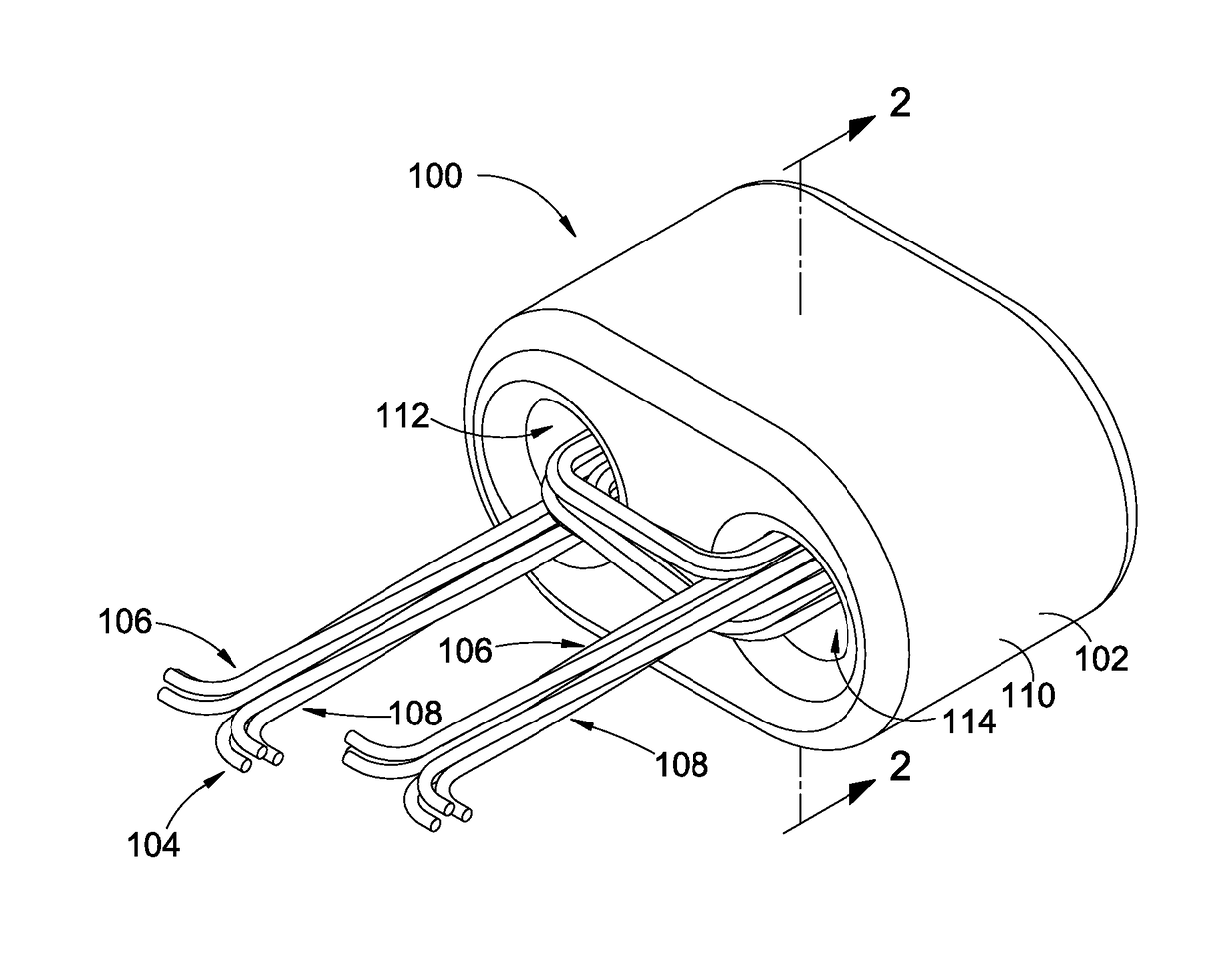 Magnetic Transformer Having Increased Bandwidth for High Speed Data Communications