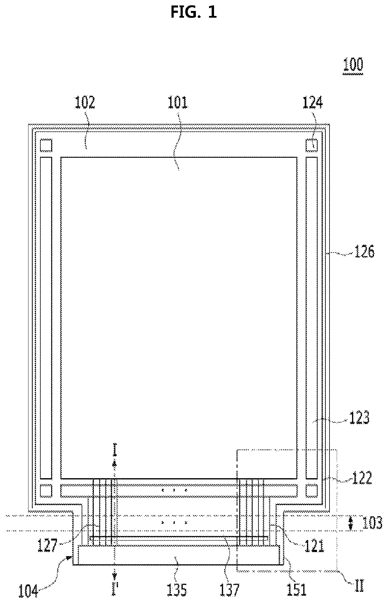 Flexible display apparatus having polarization structure extending up to bending part