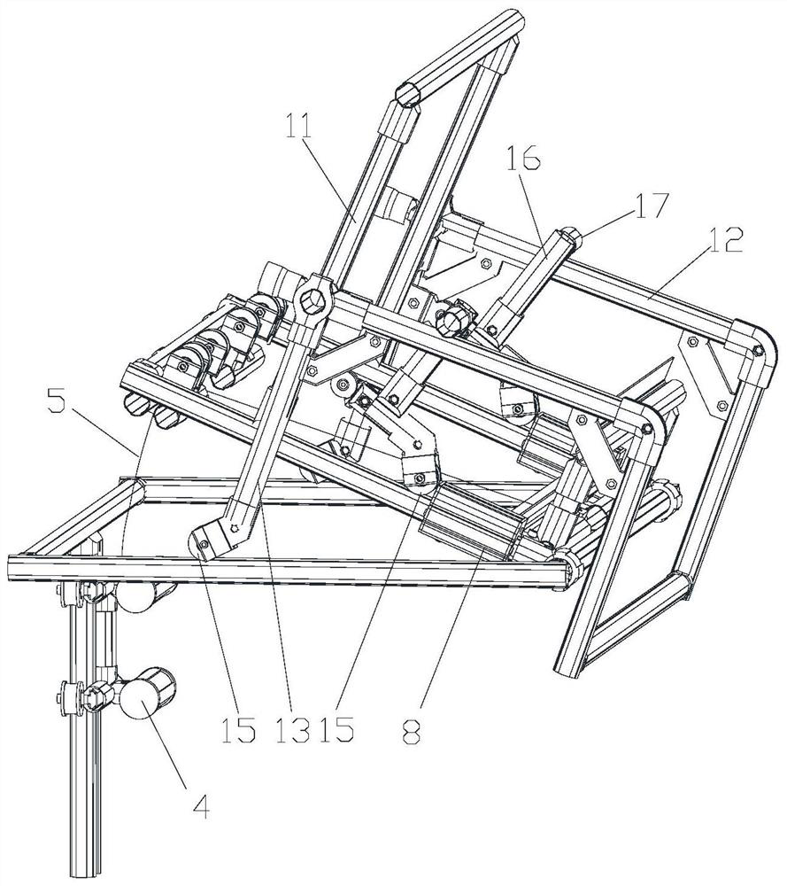 Material receiving buffer mechanism