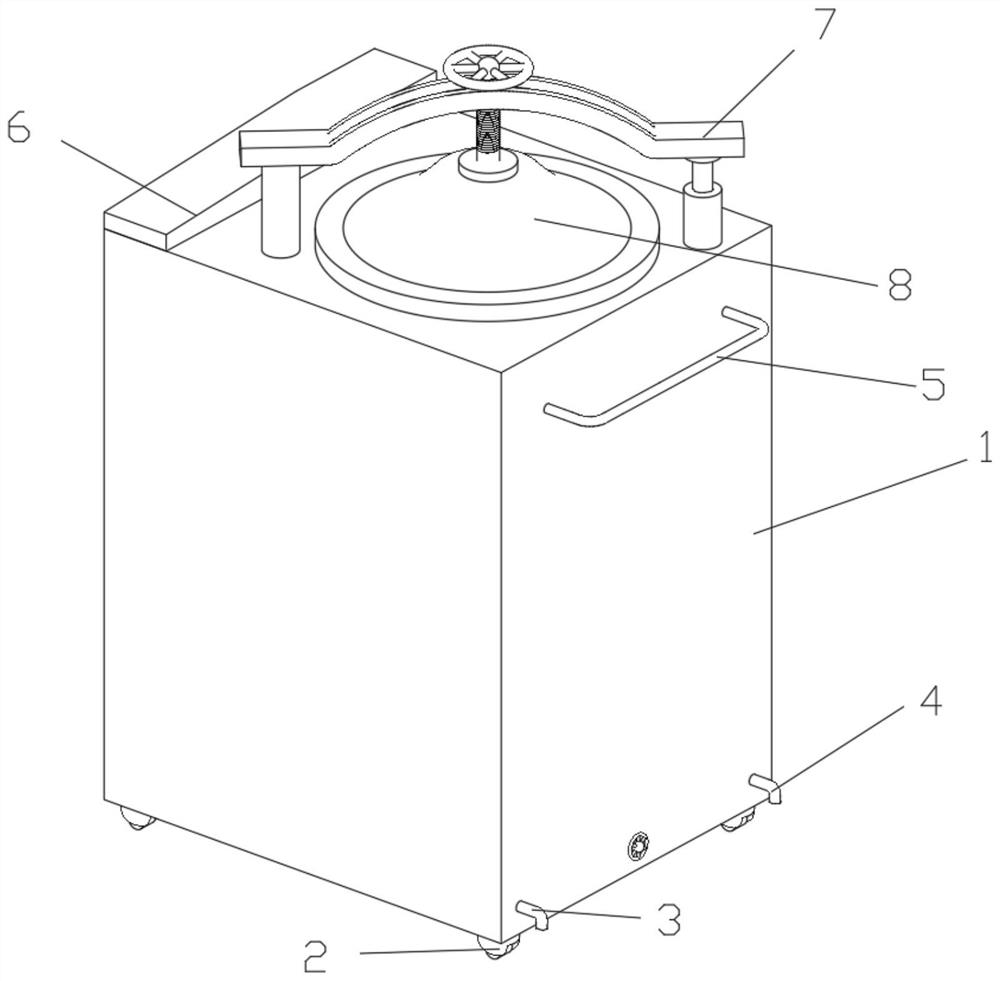 Disinfection sterilization holding device for medical instruments in operating rooms