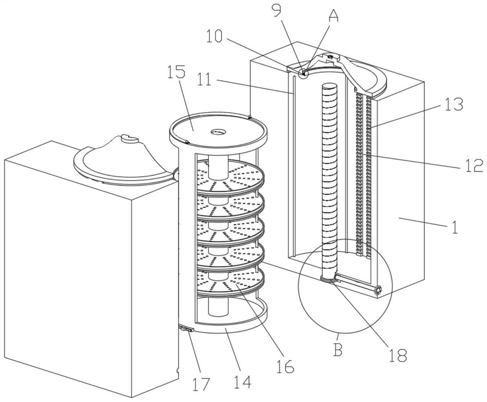 Disinfection sterilization holding device for medical instruments in operating rooms