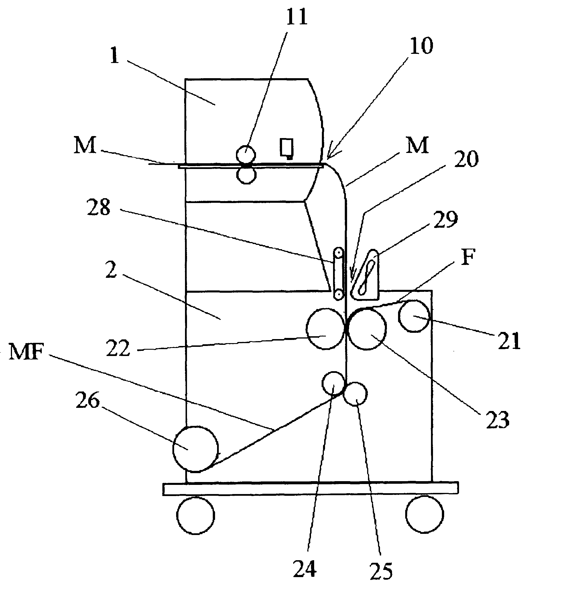 Printing apparatus and a method for loading media in said apparatus