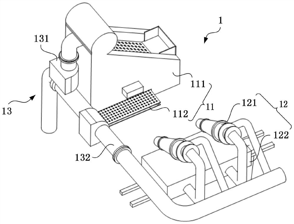 Sorting device with sand and stone sorting function