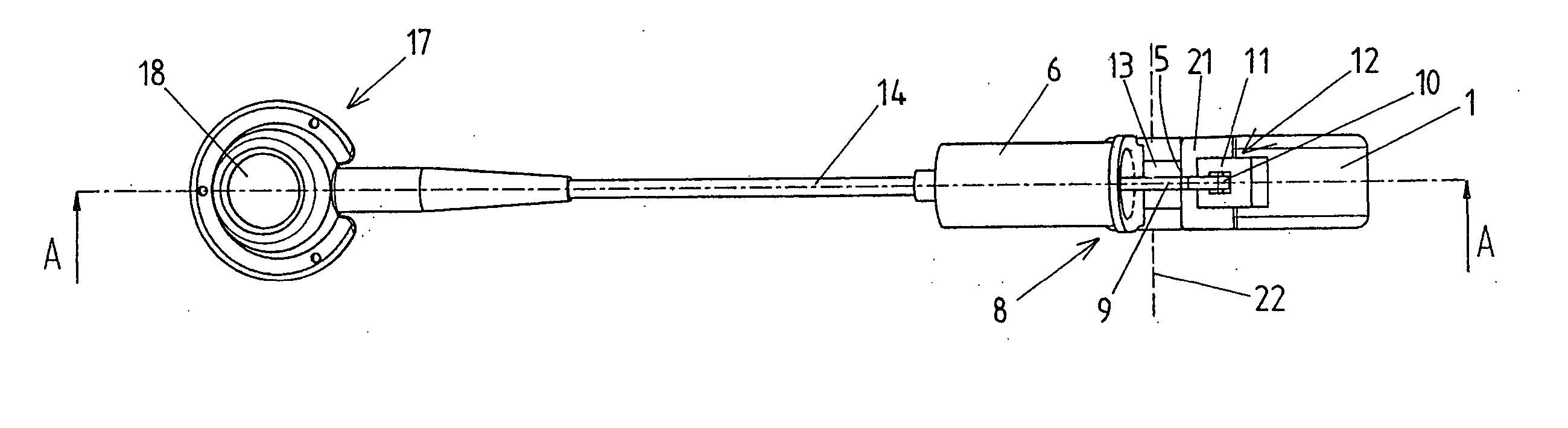 Device for generating an artificial constriction in the gastrointestinal tract