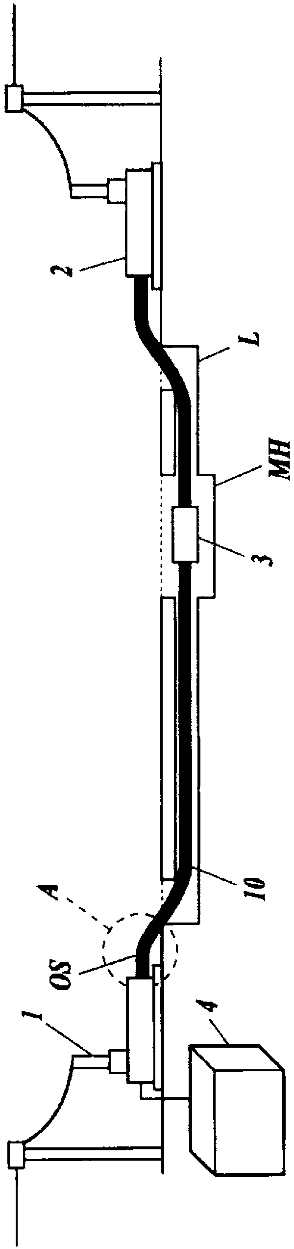 Superconducting cable line