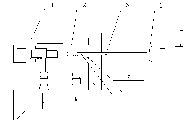 Automatic sampling needle cleaning device and method