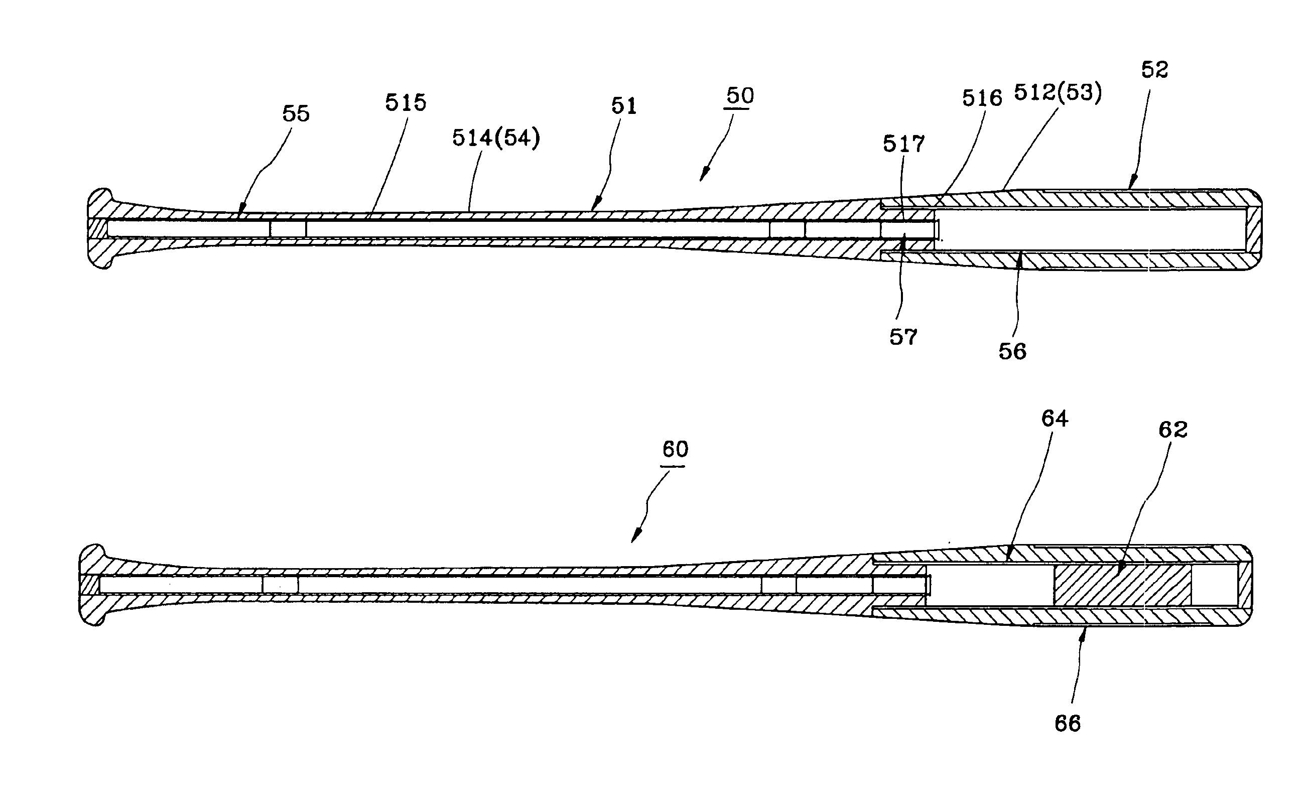 Combination bat for baseball