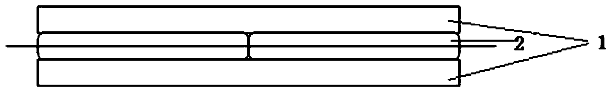 High-density carbon fiber needled felt and preparation method thereof