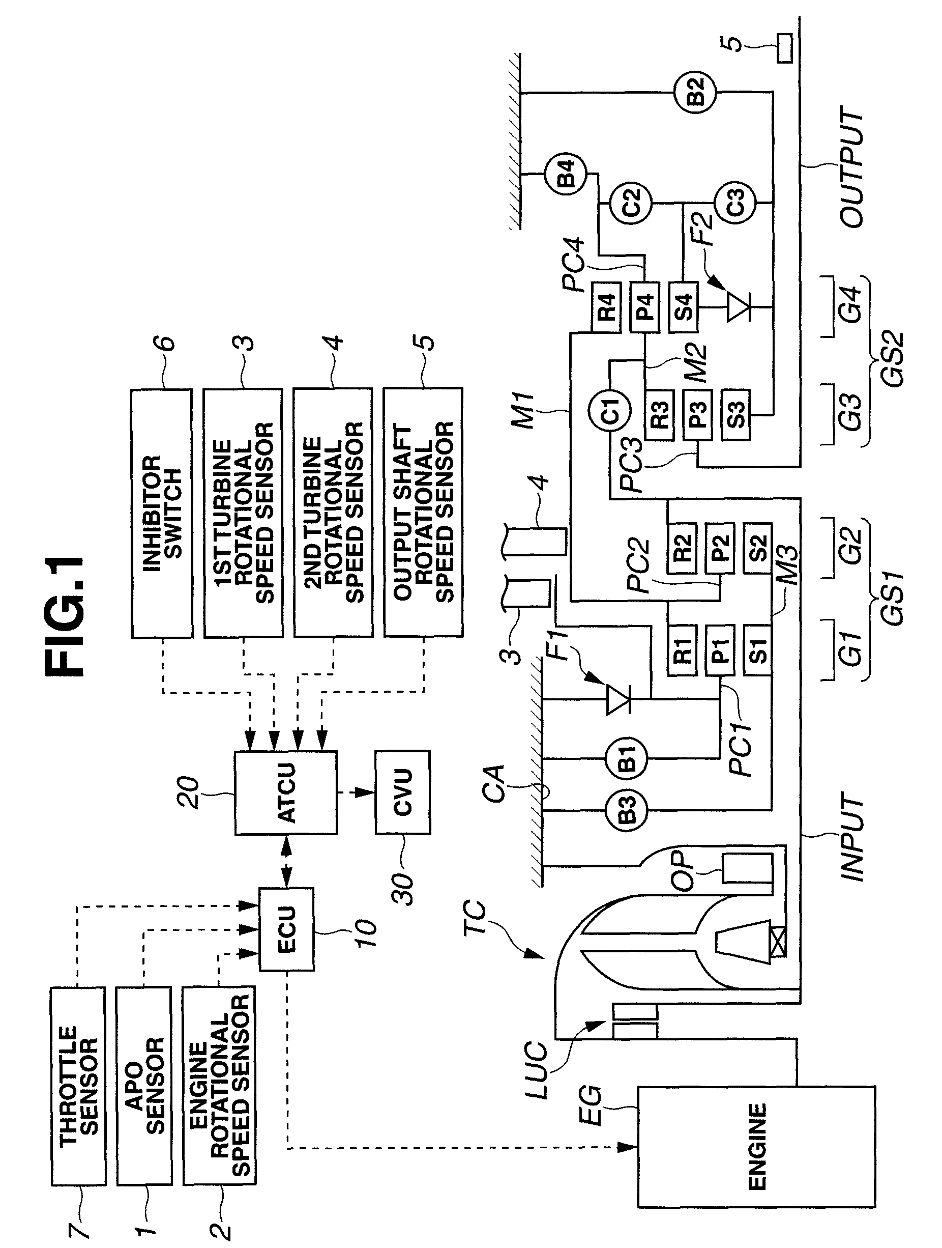 Automatic transmission and method of preventing over-revolution of the same