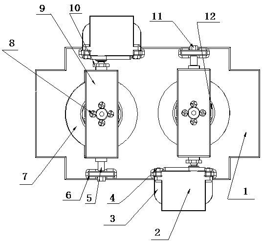 A lateral self-balancing device and method based on gyro effect