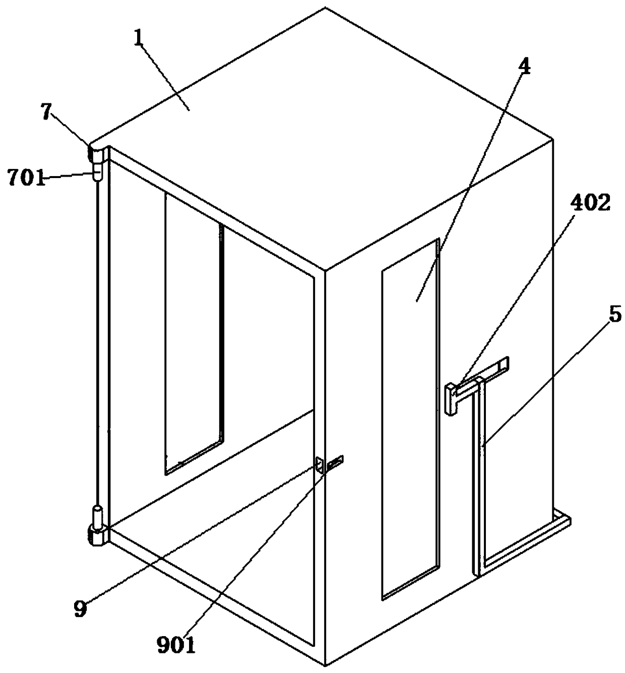 Electric control cabinet and active cooling system thereof