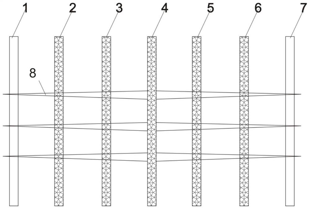 Method for in-situ transformation and exploitation of shale oil and gas in medium and low maturity shale oil with large well spacing