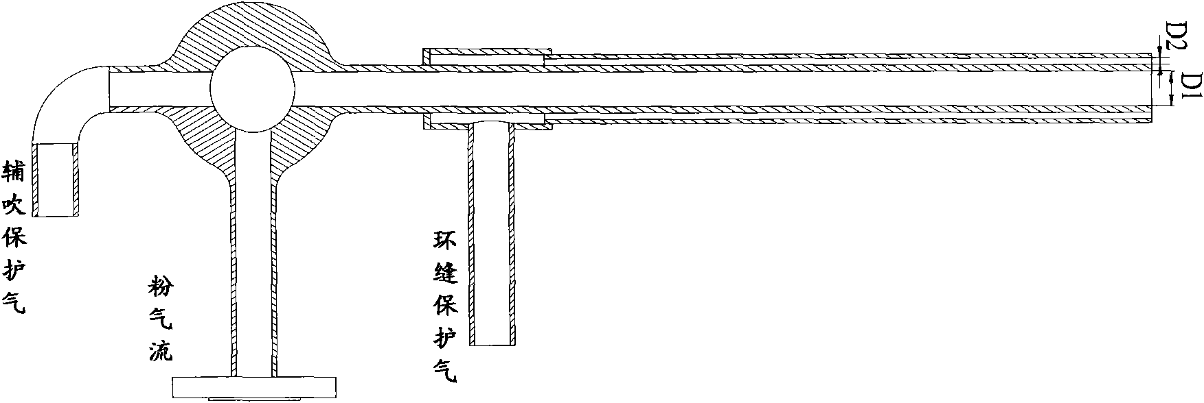 Powder spraying device and method for efficient vanadium extracting process of converter