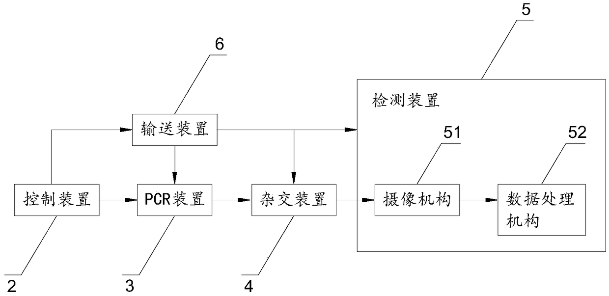 Biological chip detecting system