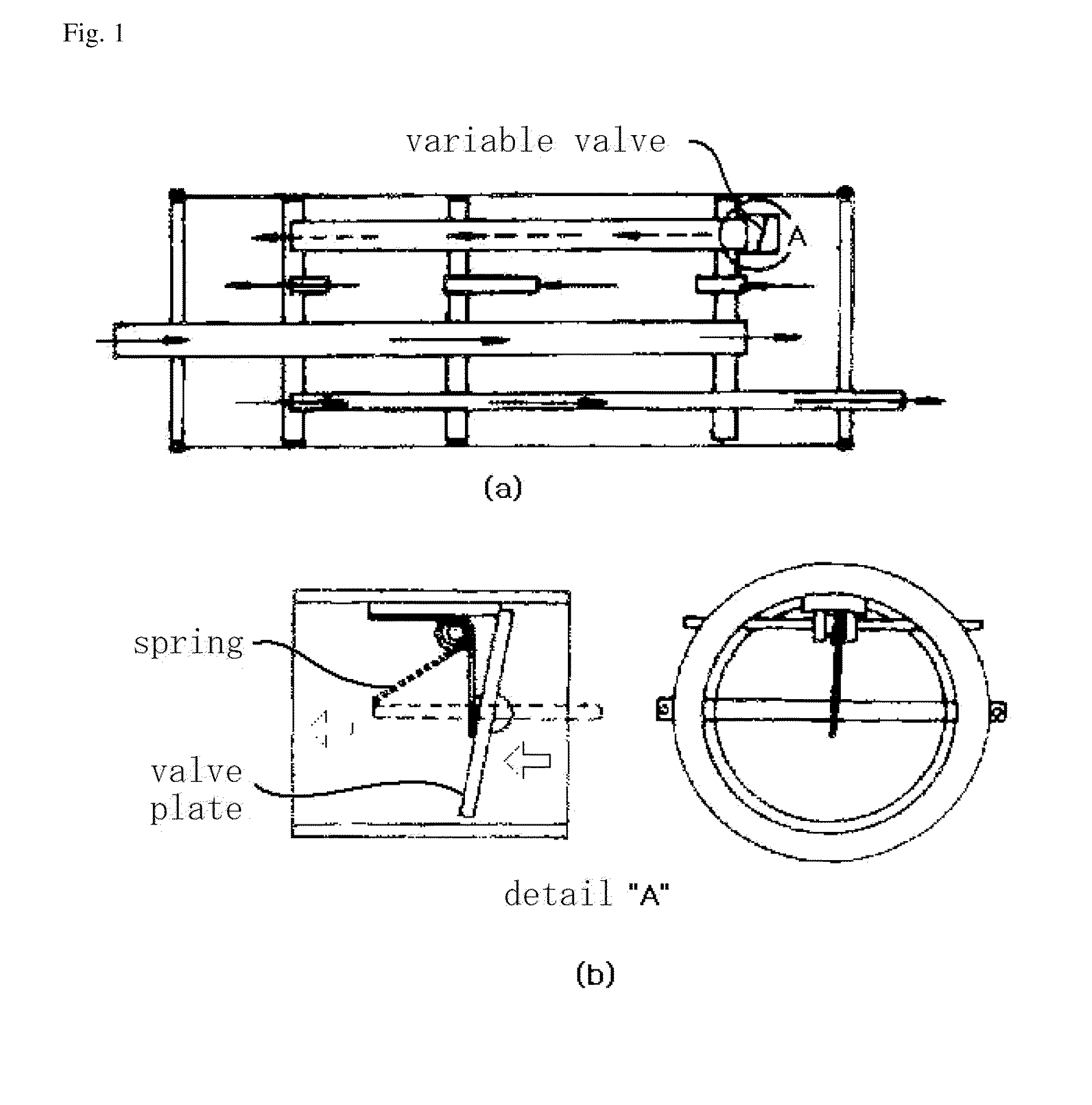 Iris-shaped variable valve