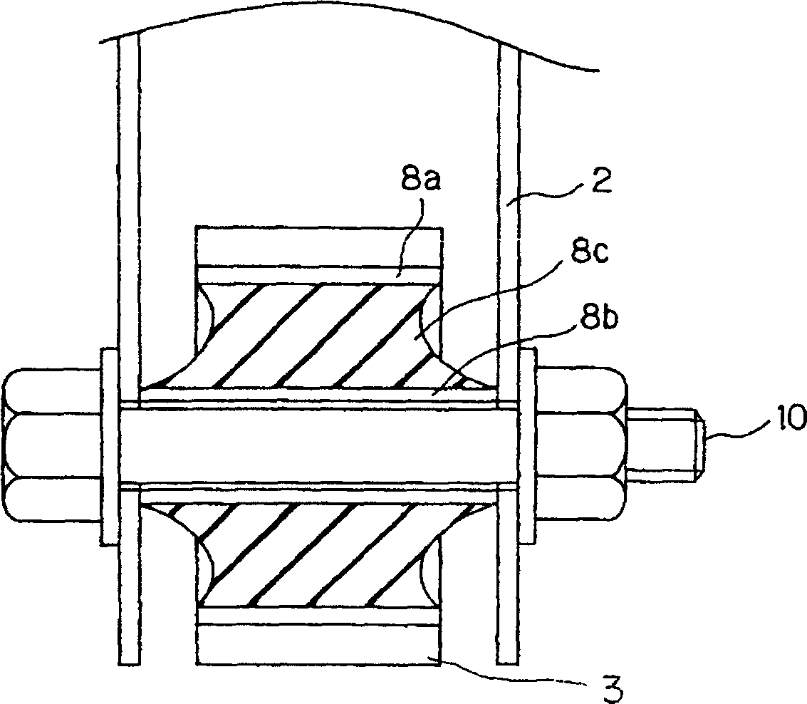 Small caster with buffer