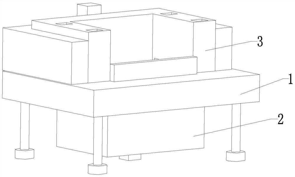 Refrigerator partition plate assembling machining device