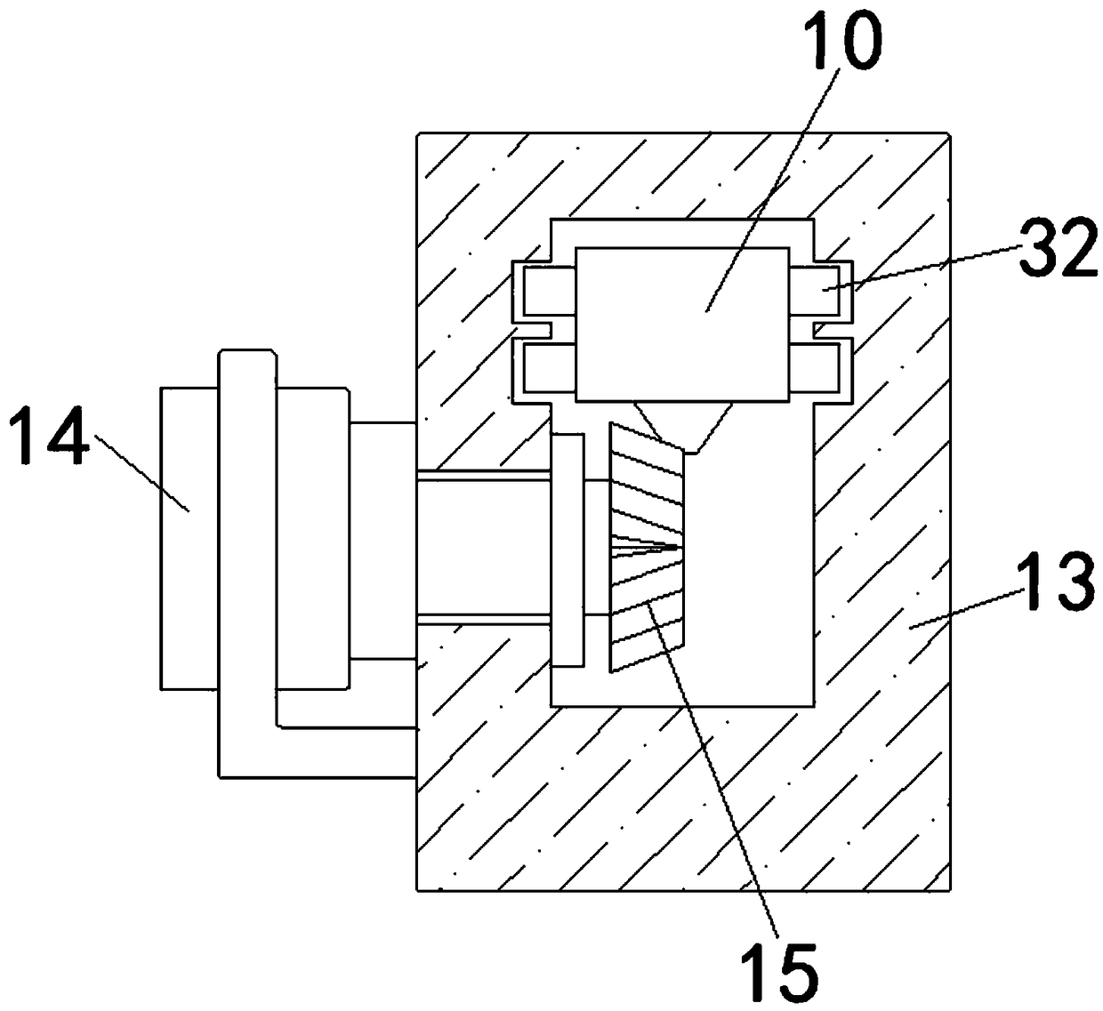 Double-guide rail radial drilling machine