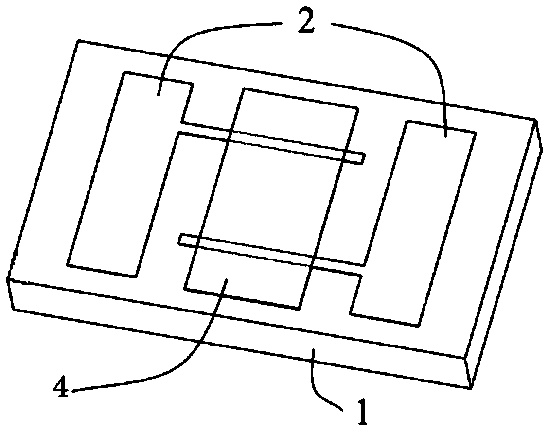 Temperature sensor, electrode and temperature sensitive film connecting structure and preparation method