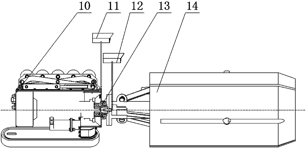 Sewer repairing trolley and sewer pipeline repairing method